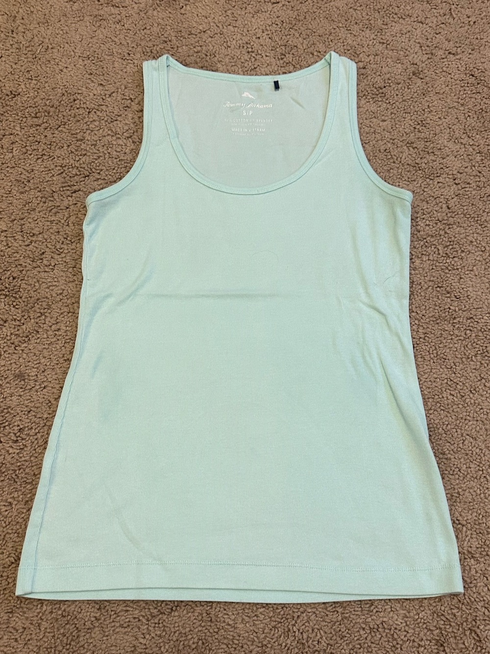 Tommy Bahama Light Mint Scoop Neck Tank Top
